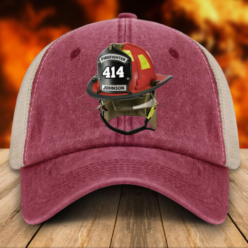 Personalized Firefighter Baseball Cap QFTZ5130605 - Image 2