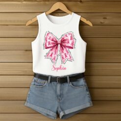 Personalized Name Breast Cancer Awareness 3D All-Over Printed Tank Top QFTD5180605
