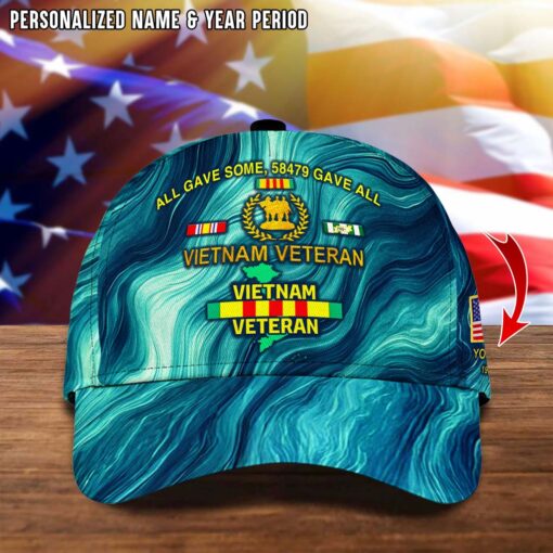 Personalized Vietnam Veteran Cap QFTD5100702
