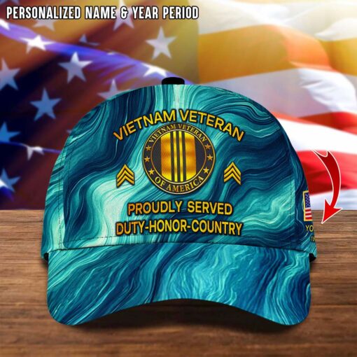 Personalized Vietnam Veteran Cap QFTD5100705
