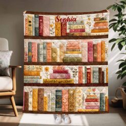 Personalized Book Lover Quilt Blanket NPND5100703