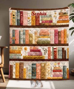 Personalized Book Lover Quilt Blanket NPND5100703