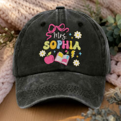 Personalized Teacher Embroidered Hat QFHA5160701