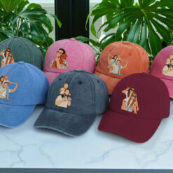 Custom Family Portrait Embroidered Hat, Portrait Embroidered Cap Using Photo, Personalized Dad Cap, Sister Besties Embroidered Hat QFHA5090703
