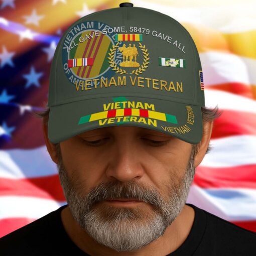 All Gave Some 58479 Gave All Vietnam Veteran Cap QFTD5230704 - Image 2