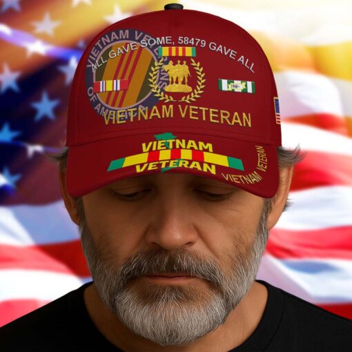 All Gave Some 58479 Gave All Vietnam Veteran Cap QFTD5230704 - Image 3