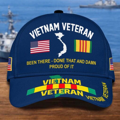 Been There Done That and Damn Proud Of It Vietnam Veteran Cap UKTD5250702 - Image 9