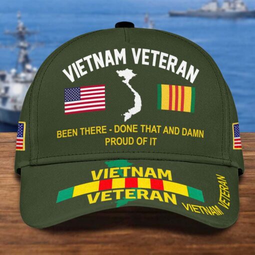 Been There Done That and Damn Proud Of It Vietnam Veteran Cap UKTD5250702 - Image 7