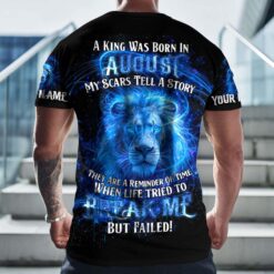 Personalized Name August Guy, Birthmonth 3D All Over Printed Clothes QFTD5190701