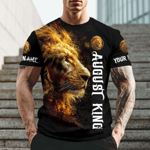 Personalized Name August Guy, Birthmonth 3D All Over Printed Clothes QFTD5190702 - Image 2
