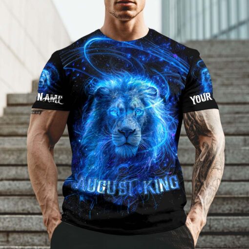 Personalized Name August Guy, Birthmonth 3D All Over Printed Clothes QFTD5190701 - Image 2