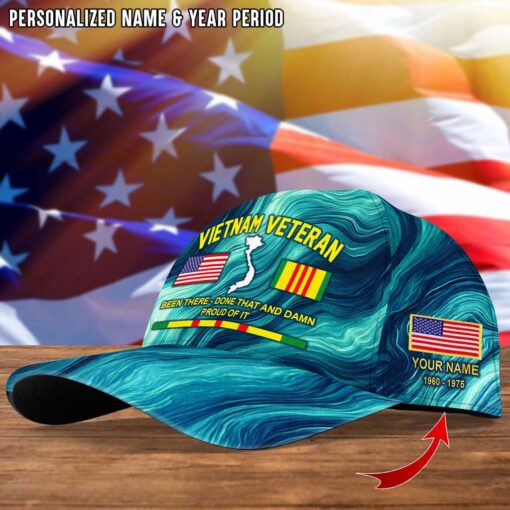 Personalized Vietnam Veteran Cap QFTD5100701 - Image 3