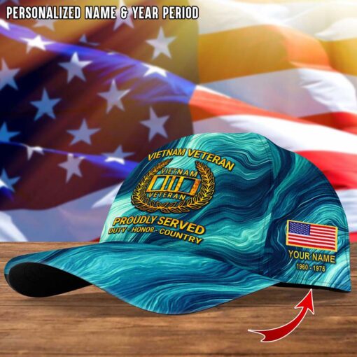 Personalized Vietnam Veteran Cap QFTD5100704 - Image 3