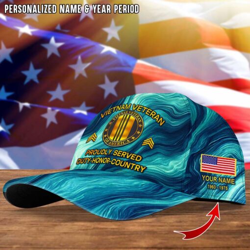 Personalized Vietnam Veteran Cap QFTD5100705 - Image 3