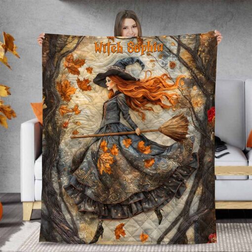 Personalized The Witch Quilt Blanket NPND5080701 - Image 2