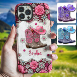 Personalized Cowgirl Boots Phone Case UKHH5110701