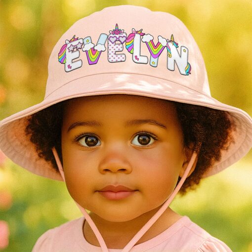 Personalized Bucket Hat For Kids QFND5110702 - Image 3