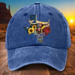 Texas Distressed Washed Cotton Hat PMTZ5160705