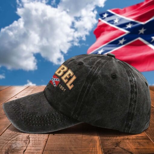 Southern Heritage Style Since 1861 Vintage Denim Rebel Hat QFTD5080703 - Image 5