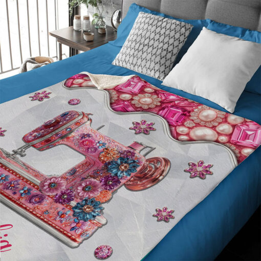 Personalized Sewing Fleece Blanket UKTO5150704 - Image 3