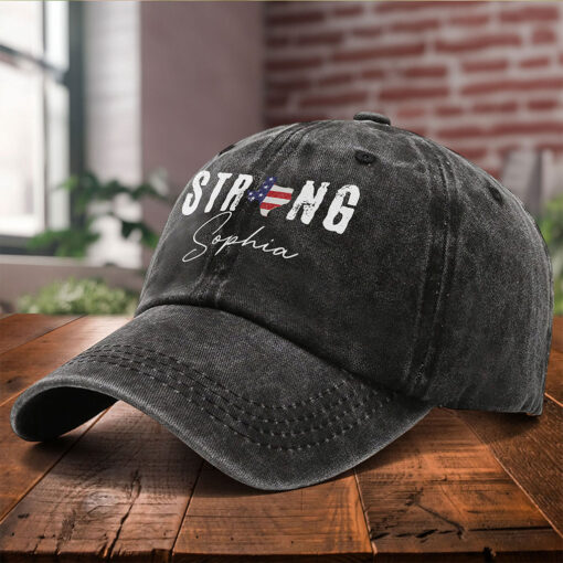 Custom Strong Texas Denim hat THTO5110703 - Image 2