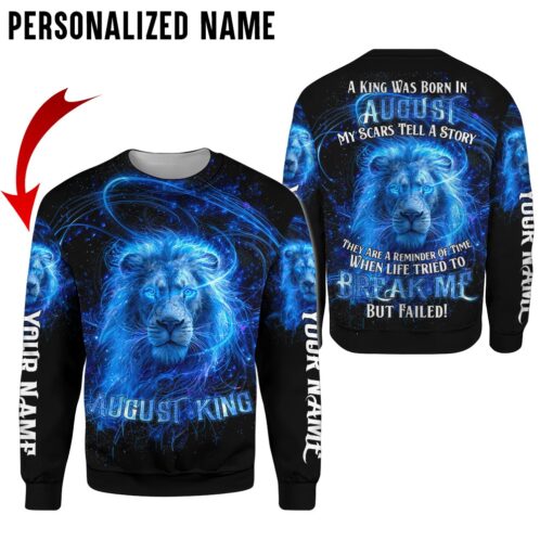Personalized Name August Guy, Birthmonth 3D All Over Printed Clothes QFTD5190701 - Image 6