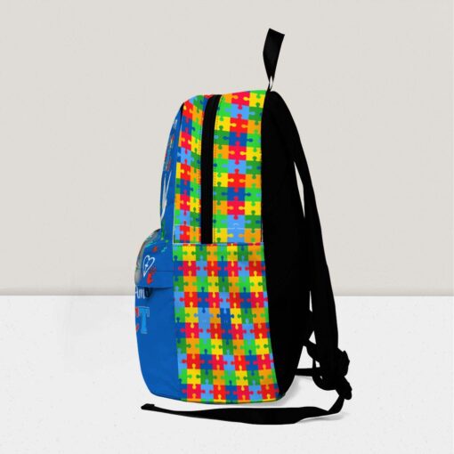 Personalized Backpack for Kids with Autism- Autism Awareness Bag – Back To School Bag for Autistic Child – Gift For Autistic Son Daughter UKHM5070701-DX - Image 3