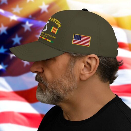 Been There Done That and Damn Proud Of It, Vietnam Veteran Cap QFTD5230705 - Image 4