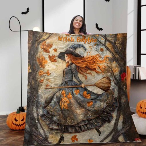 Personalized The Witch Quilt Blanket NPND5080701 - Image 3