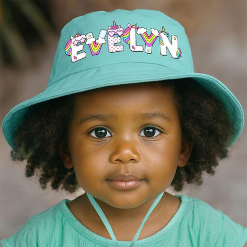 Personalized Bucket Hat For Kids QFND5110702 - Image 2