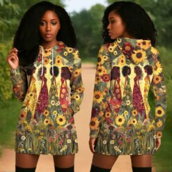 Afro Girl Hoodie Dress NPTD5160701