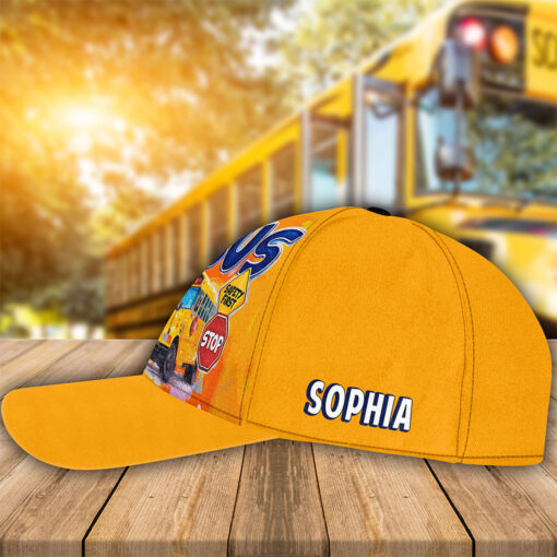Personalized School Bus Driver Cap QFTO5180703 - Image 3