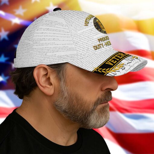 Vietnam Veteran Cap, Proudly Served, Duty – Honor – Country QFTD5230706 - Image 3
