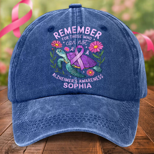 Custom Alzheimer Denim Hat THTO5240703 - Image 2