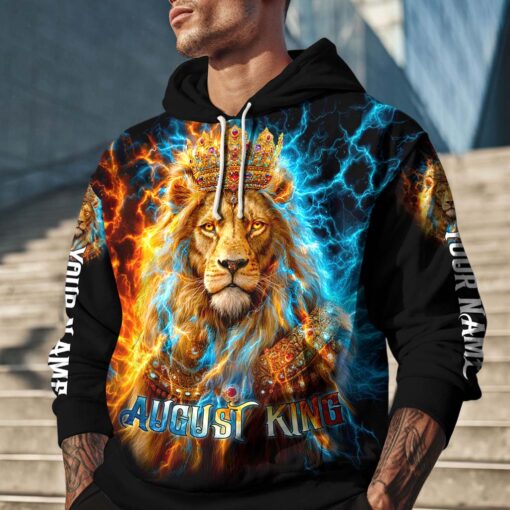 Personalized Name August Guy, Birthmonth 3D All Over Printed Clothes QFTD5190703 - Image 4
