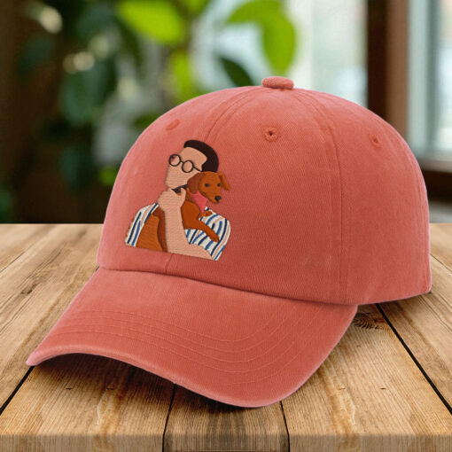 Custom Family Portrait Embroidered Hat, Portrait Embroidered Cap Using Photo, Personalized Dad Cap, Sister Besties Embroidered Hat QFHA5090703 - Image 3