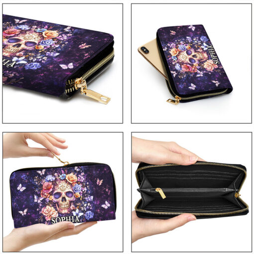 Personalized Skeleton Handbag + Wallet NPNT5160703 - Image 5