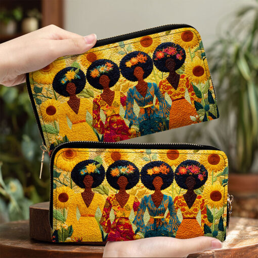Personalized Black Women Leather Pu Handbag QFTO5160702 - Image 4