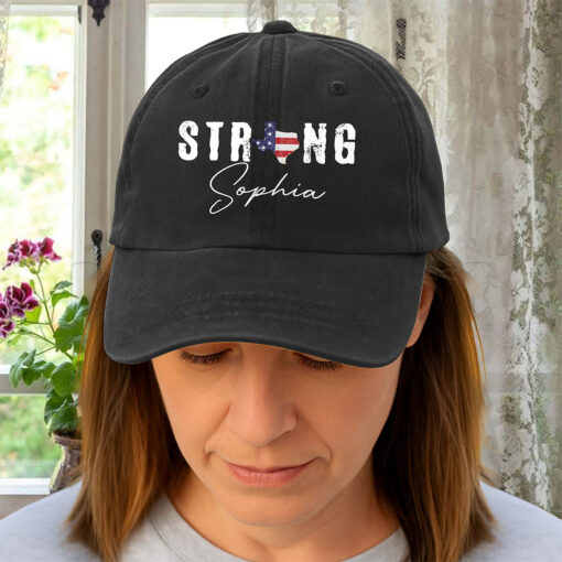 Custom Strong Texas Denim hat THTO5110703 - Image 4