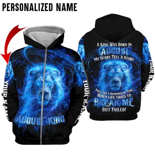 Personalized Name August Guy, Birthmonth 3D All Over Printed Clothes QFTD5190701 - Image 8