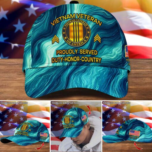 Personalized Vietnam Veteran Cap QFTD5100705 - Image 5