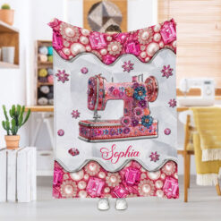Personalized Sewing Fleece Blanket UKTO5150704