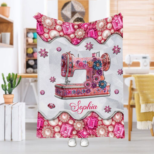 Personalized Sewing Fleece Blanket UKTO5150704