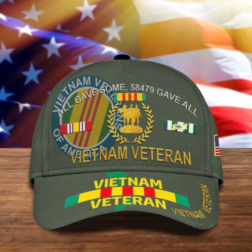 All Gave Some 58479 Gave All Vietnam Veteran Cap QFTD5230704 - Image 7