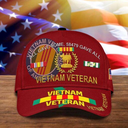 All Gave Some 58479 Gave All Vietnam Veteran Cap QFTD5230704 - Image 8