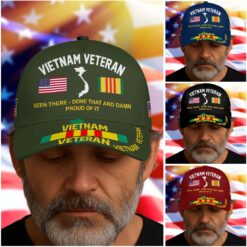 Been There Done That and Damn Proud Of It Vietnam Veteran Cap UKTD5250702