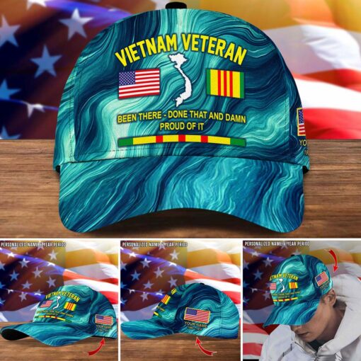Personalized Vietnam Veteran Cap QFTD5100701 - Image 5
