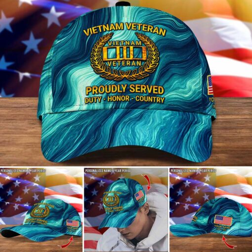 Personalized Vietnam Veteran Cap QFTD5100704 - Image 5