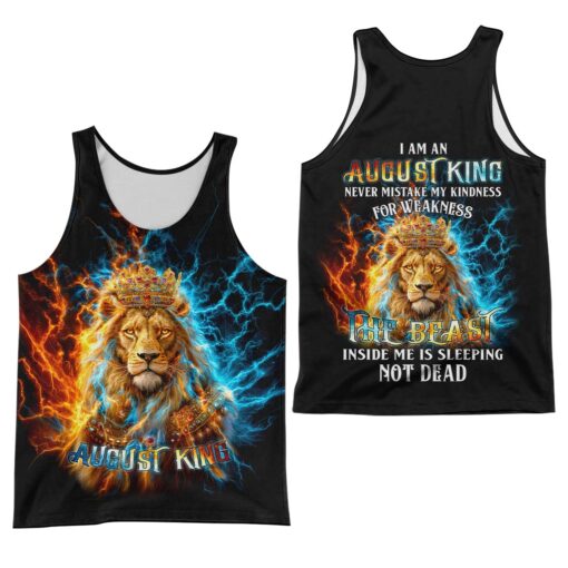 Personalized Name August Guy, Birthmonth 3D All Over Printed Clothes QFTD5190703 - Image 9
