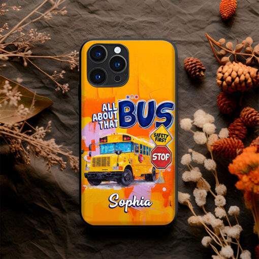 Personalized School Bus Driver Phone Case QFTO5180702 - Image 6